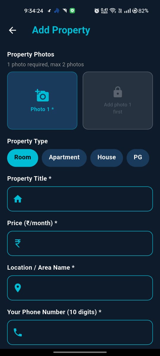 Listing details screenshot